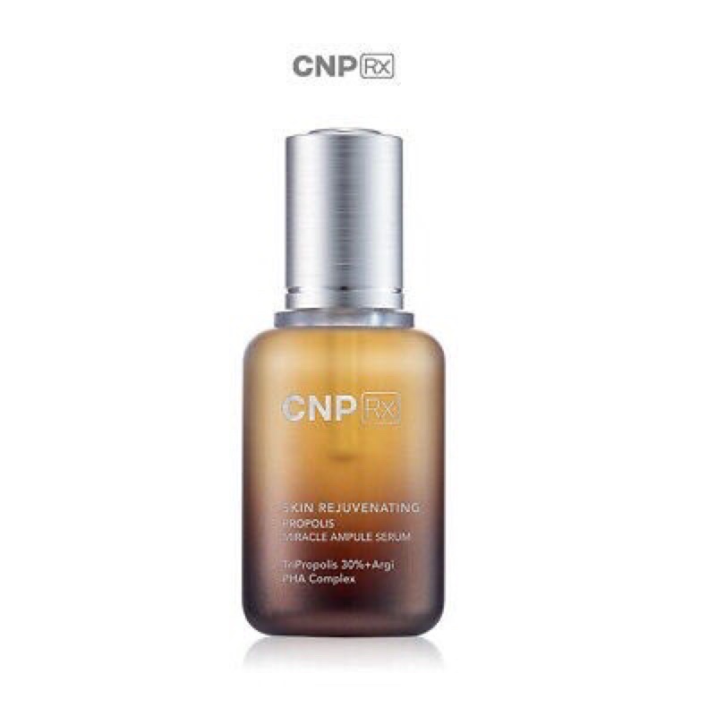 Tinh chất Vitamin C keo ong CNP Rx trẻ hoá da toàn diện -Skin Rejuvenating Propolis Miracle Ampule Sẻum
