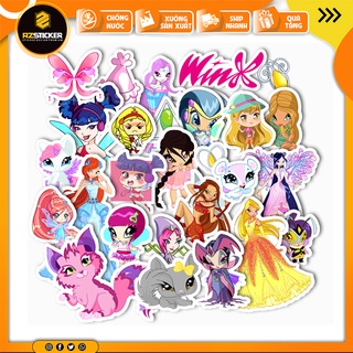 Chủ Đề Winx | STS160| ticker PVC Chống Thấm Nước , Chống Bay Màu Dán Nón Bảo Hiểm , Trang Trí Sổ Tay