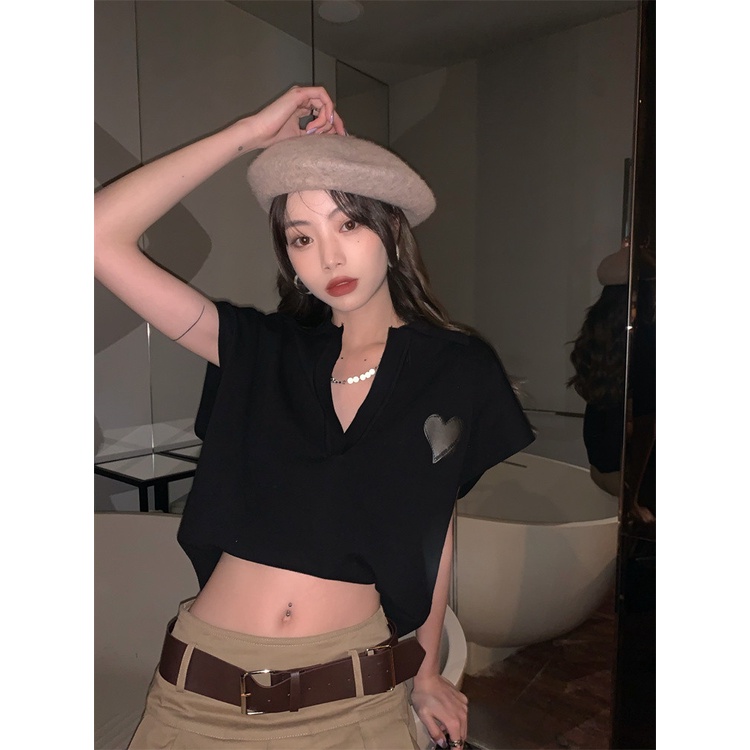 Áo dệt kim Xiaozhainv sát nách cổ chữ v thời trang cho nữ có 3 màu lựa chọn