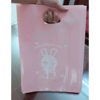 500g túi hồng pastel in hình thỏ