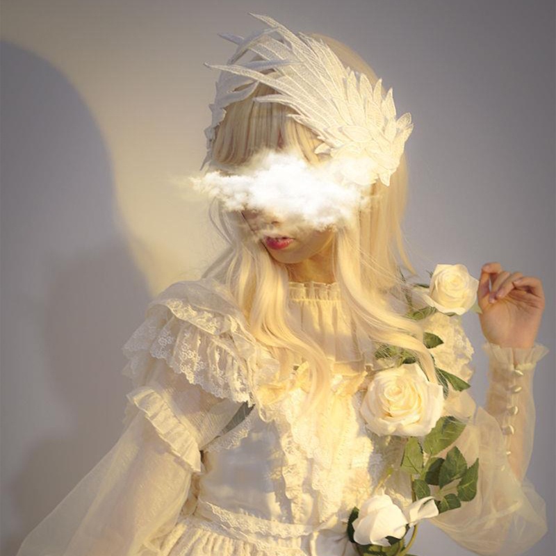 Kẹp Tóc Hình Cánh Thiên Thần Phong Cách Lolita