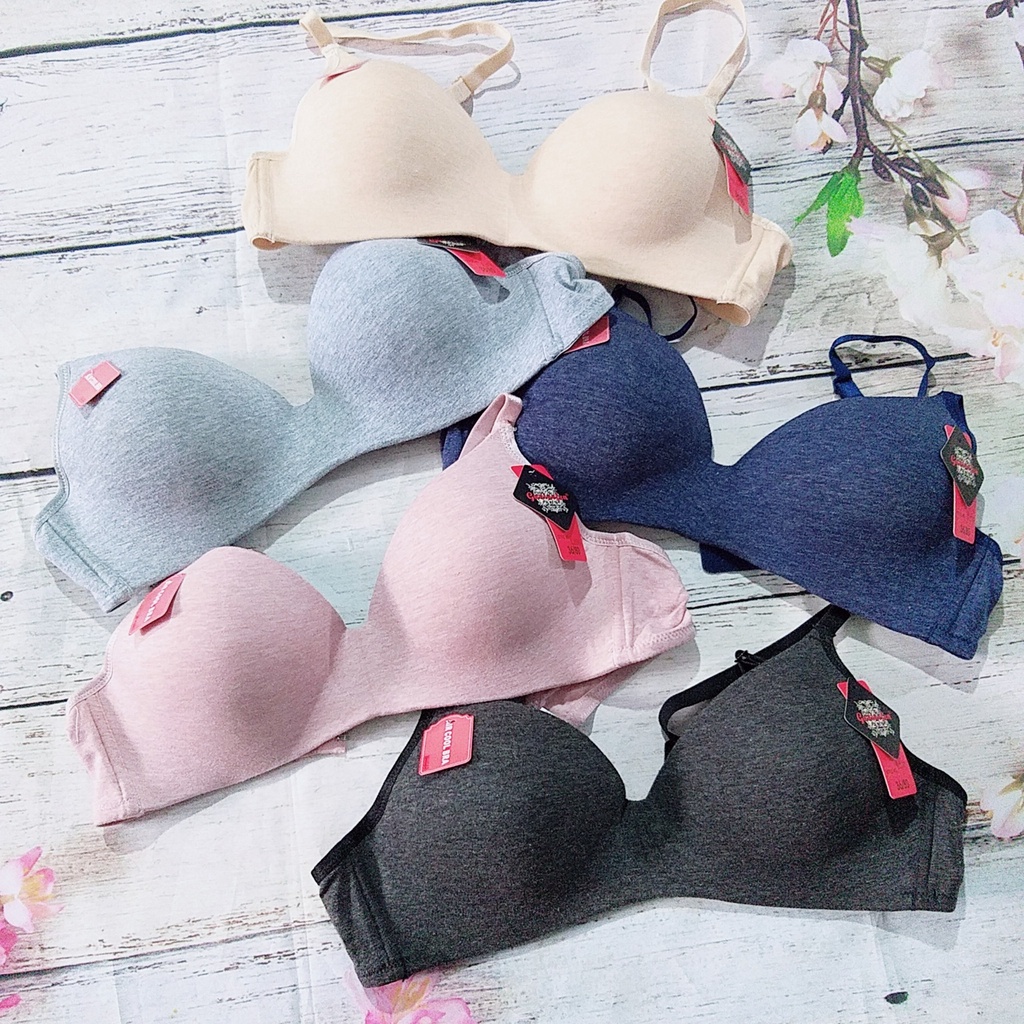 Áo ngực nữ su trơn đệm mỏng không gọng nâng ngực mềm mại thoáng mát tôn vòng 1 gợi cảm quyến rũ KIMCHIBIKINI AL035