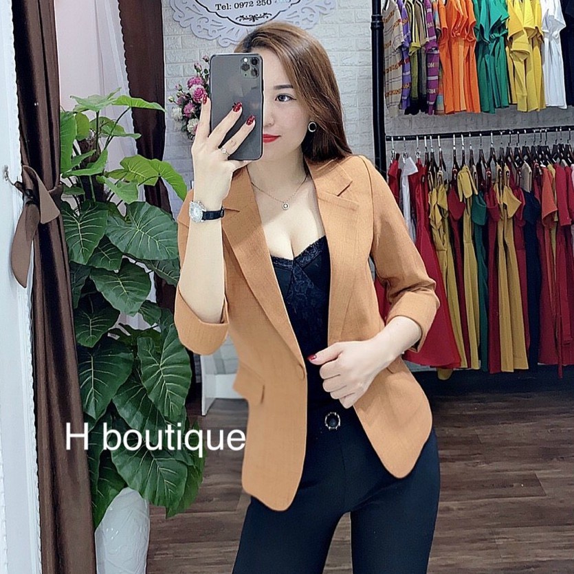 Áo Vest công sở tay lỡ 1 cúc cao cấp. | BigBuy360 - bigbuy360.vn