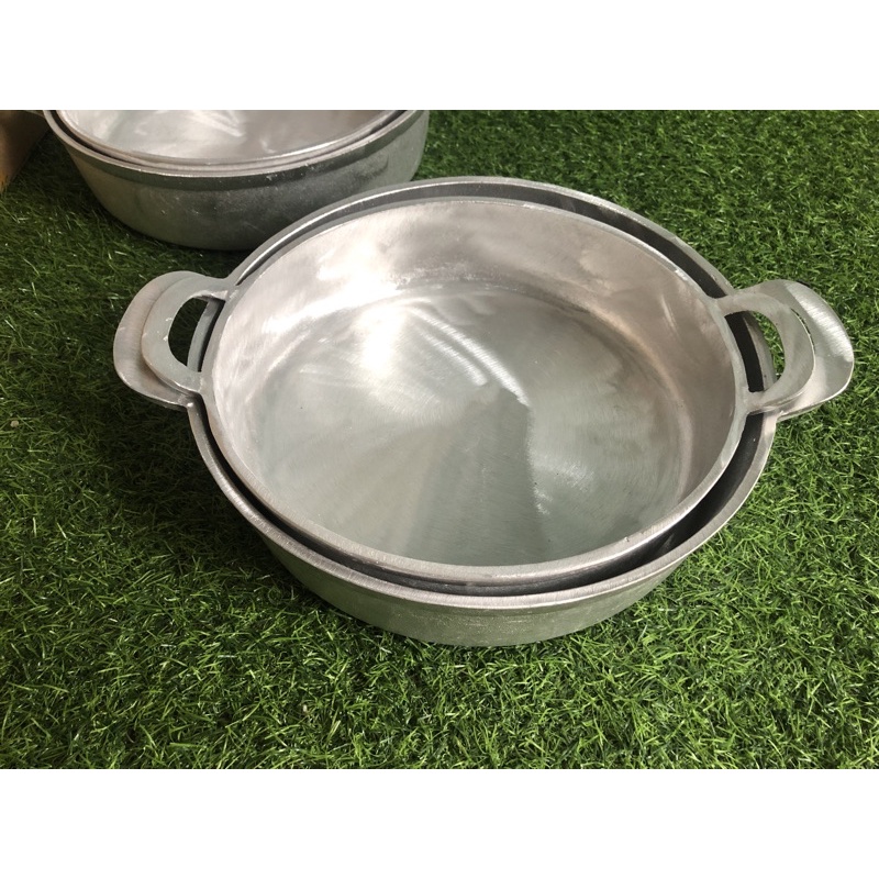 Chảo gang đúc đáy bằng siêu dầy siêu chất lượng đủ kích cỡ
