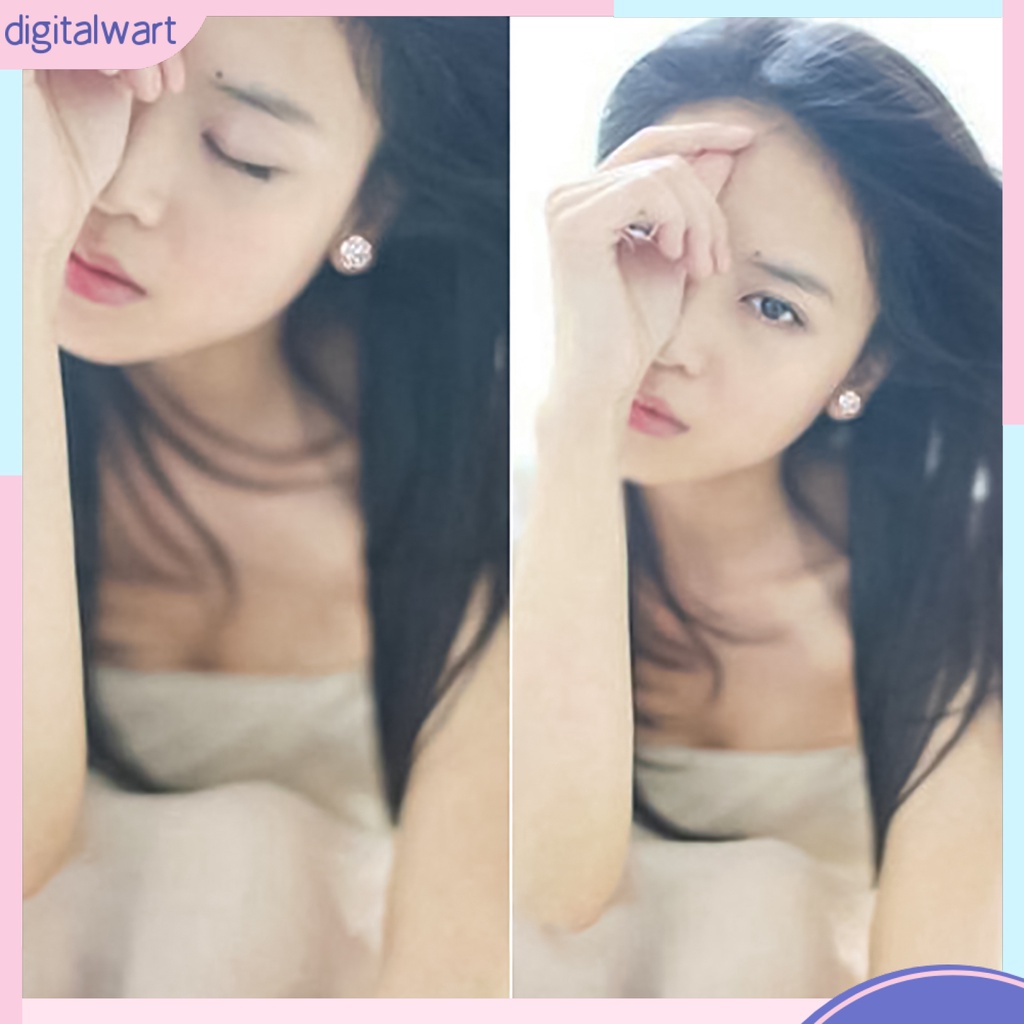 Cặp khuyên tai mạ bạc hình bông hoa sang trọng tinh tế lãng mạn dành cho nữ