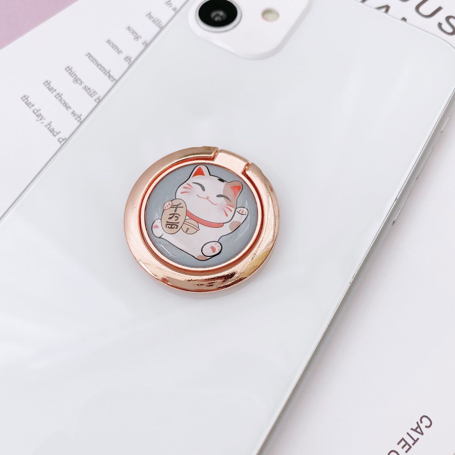 POP SOCKET Giá Đỡ Điện Thoại Dạng Nhẫn Xoay 360 Độ Tiện Dụng