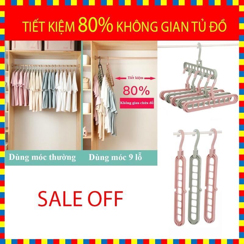 Móc treo quần áo thông minh, tiết kiệm 80% không gian tủ đồ