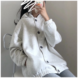 Áo khoác nỉ nút unisex HOMIES liền mũ