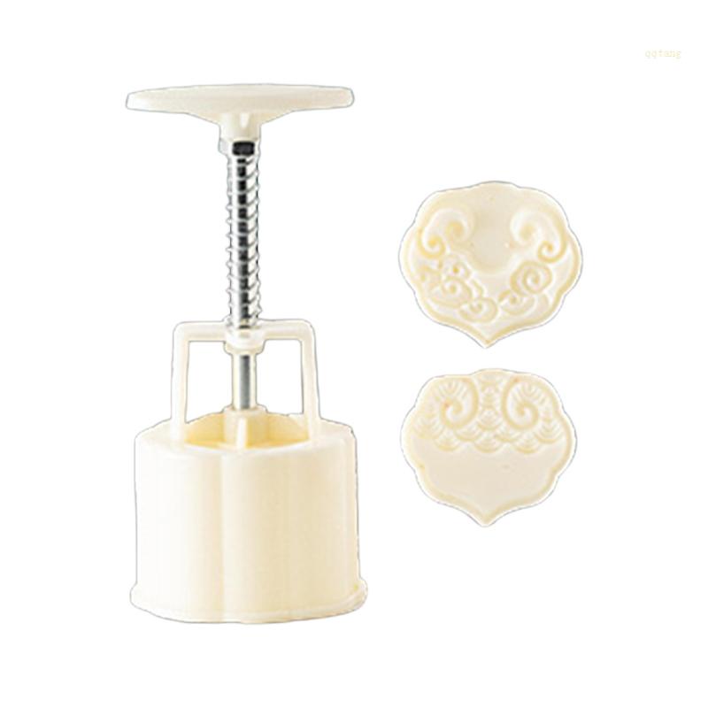 Qq * Khuôn Làm Bánh Trung Thu Bằng Nhựa Dạng Nén Bằng Tay Cho Lễ Hội Mùa Thu