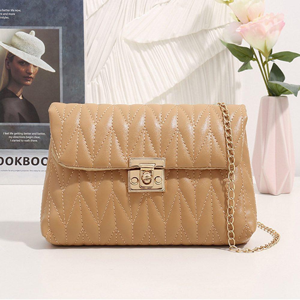 HS Túi Xách Đeo Vai Phối Dây Xích Nhỏ Nhắn Xinh Xắn Dành