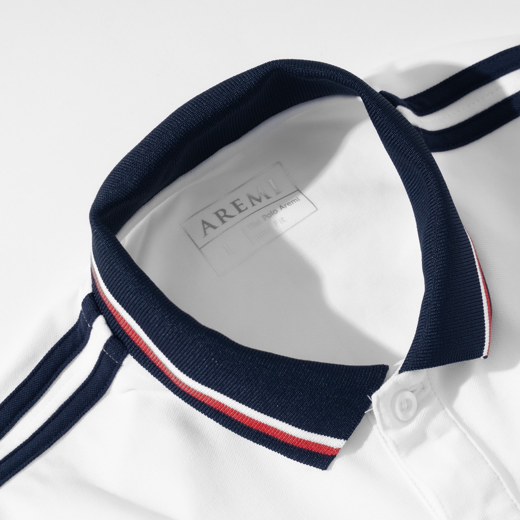 Áo polo nam cổ bẻ phối nhẹ, vãi CVC, thun cao cấp from chuẩn, thiết kế phong cách sang trọng lịch lãm,AREMI ARPL_52 | BigBuy360 - bigbuy360.vn