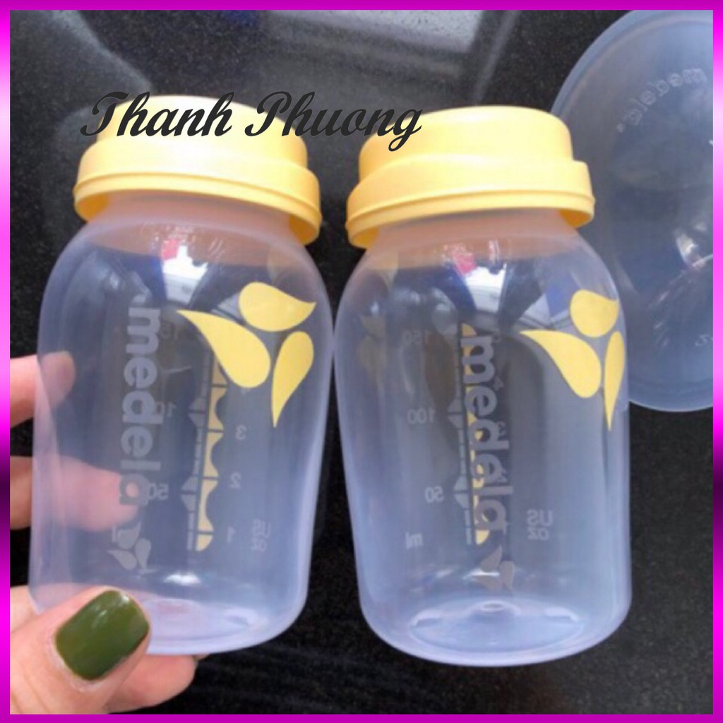 { SALE221 } Bình trữ sữa Medela 150ml nắp dầy chính hãng ( Hàng HoT )