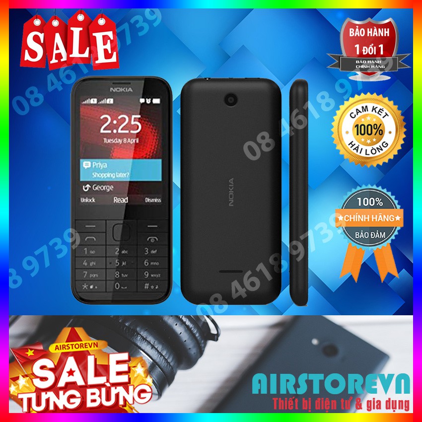 ĐIỆN THOẠI NOKIA 225 2 SIM 2 SÓNG HÀNG ZIN TỒN KHO | BigBuy360 - bigbuy360.vn