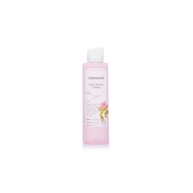 [Gift Set] Nước hoa hồng Mamonde Rose Water Toner 250ml + 1 túi 250ml