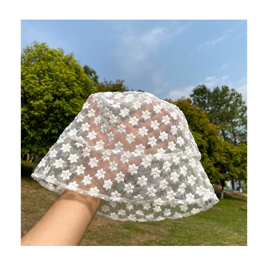 Bucket Ren Hoa Cúc - Nón Bucket Ren Cúc Họa Mi HotTrend