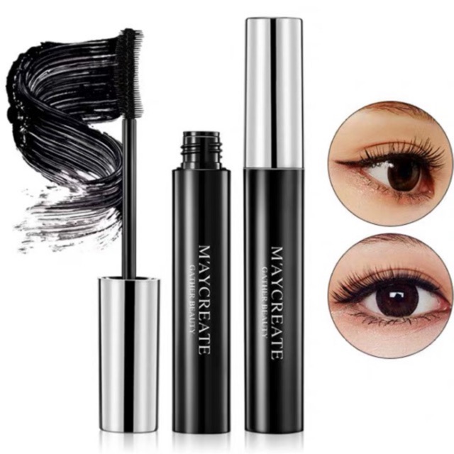 Mascara cong dày mi Maycreate Senabeauty