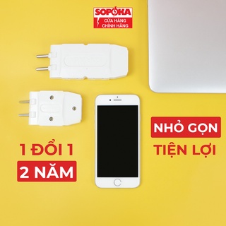 Ổ chia điện, ổ chia đầu nối thông minh SOPOKA Q3T-Q5T chia 3 chia 5 siêu gọn, siêu tiết kiệm