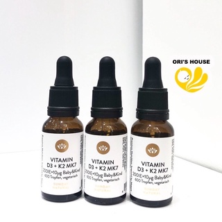Vitamin D3 K2 Mk7 Sunday Natural 20ml Đức [Date 2023]
