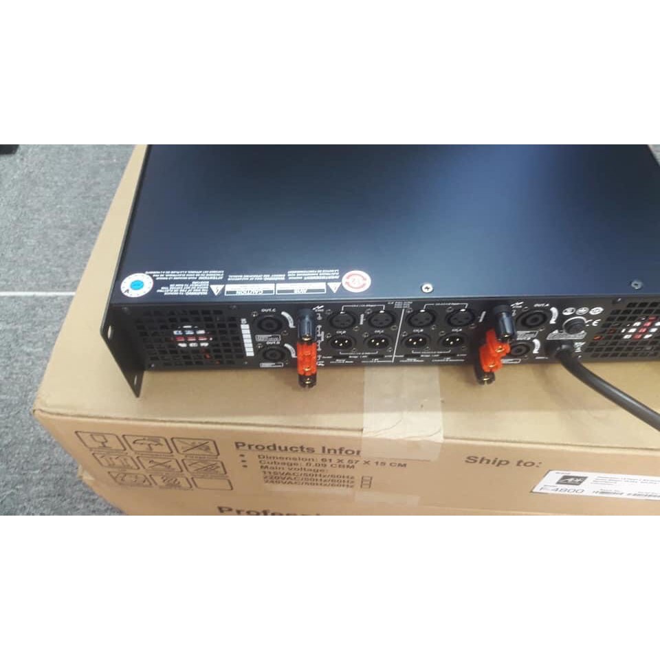 MAIN 4 kênh công suất  ADF F-4800, nhập khẩu, giá RẺ NHẤT,công suất 800/1 ,bao hành 1 năm ,1 tháng đổi trả miến phí