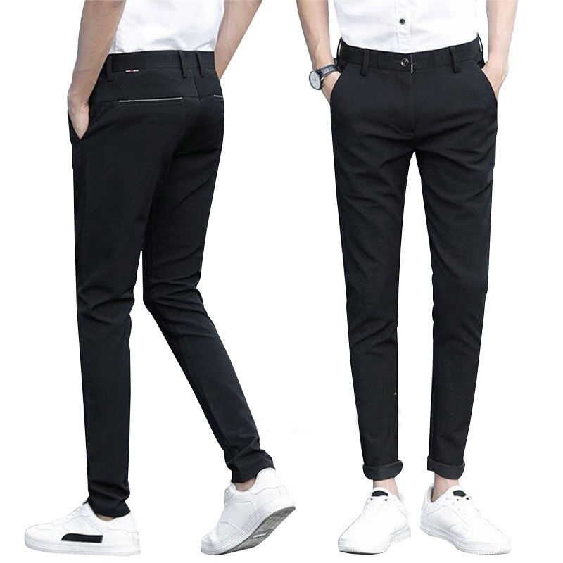 Quần Tây Ống Đứng Phong Cách Hàn Quốc Cho Nam Size 28-34