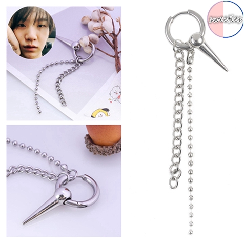 Bông tai dáng dài tua rua phong cách KPOP