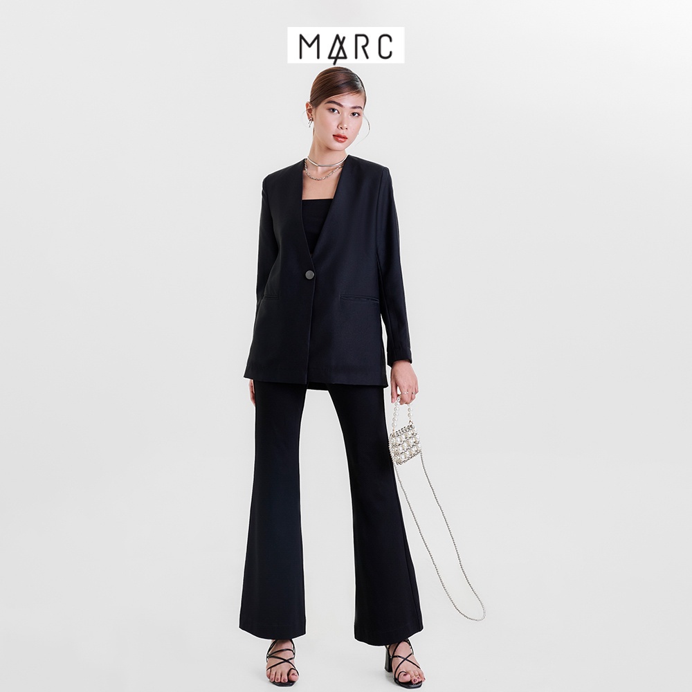 Áo blazer nữ MARC FASHION form oversized 1 nút CBHH0218