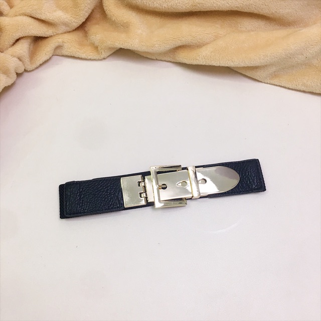 Dây nịt thun nữ mặt kim loại