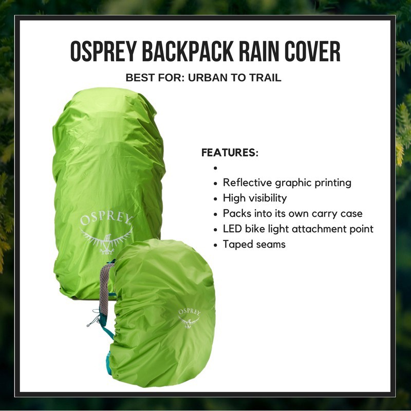 Áo mưa ba lô, túi trùm balo đi mưa chống nước, chống bụi Osprey rain cover