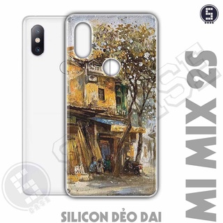 Ốp điện thoại Mi Mix 2s Dẻo Chống Shock Nhiều Mẫu Tuyển Tập 14 Phố Cổ Sơn Dầu A2017-CL14