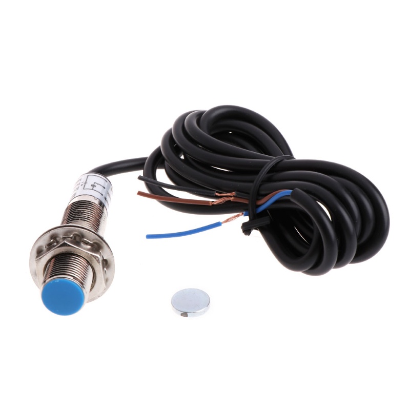 Đồng Hồ Đo Tốc Độ Fol 4 Số RPM LED Xanh + Công Tắc Cảm Biến NPN 12V 9999RPM