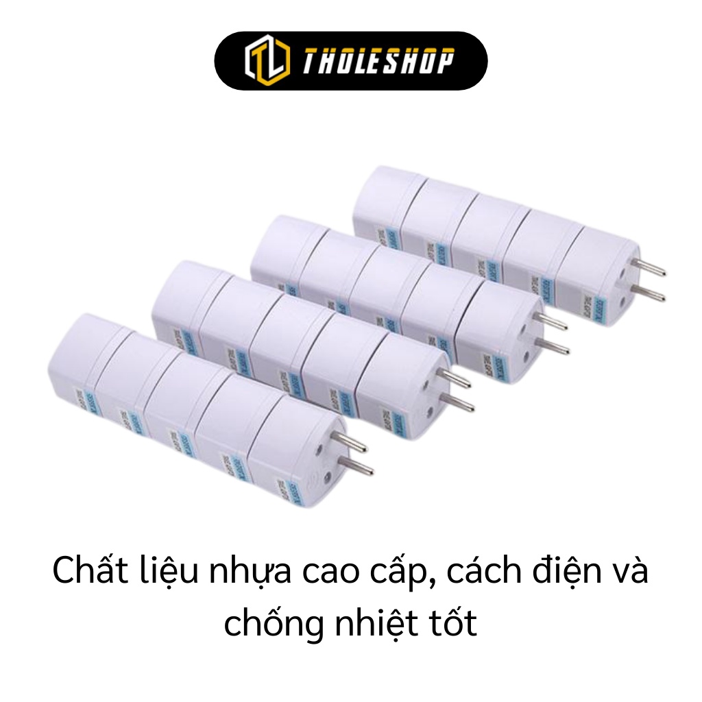 Bộ Chuyển Đổi Ổ Cắm - Phích Chuyển Đổi 3 Chấu Thành 2 Chấu Loại Rẻ, Tuổi Thọ Cao 5790