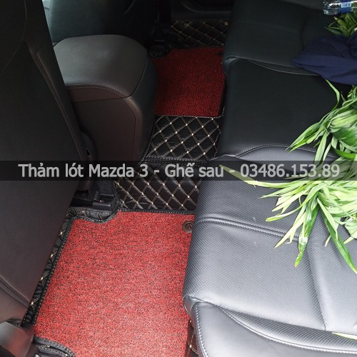 Thảm lót sàn ô tô 6D xe Mazda 3 mẫu mới nhất