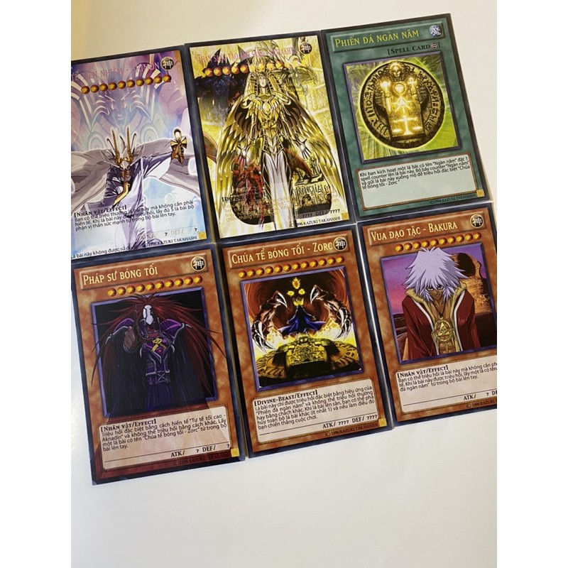 Mini set bài in nhân vật anime yugioh