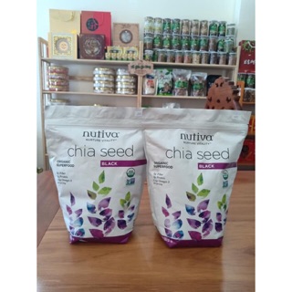Seed chia organic gói 1kg 220k Black chua gói 500gr 150k  Chia nutiva mỹ gói 907gr giá 280k