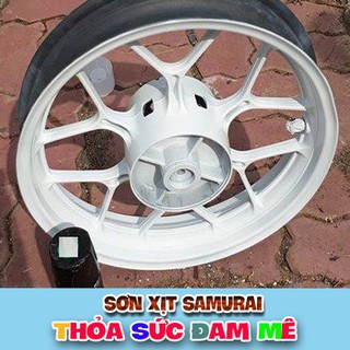 Chai sơn màu trắng 102 - Sơn xịt Samurai .