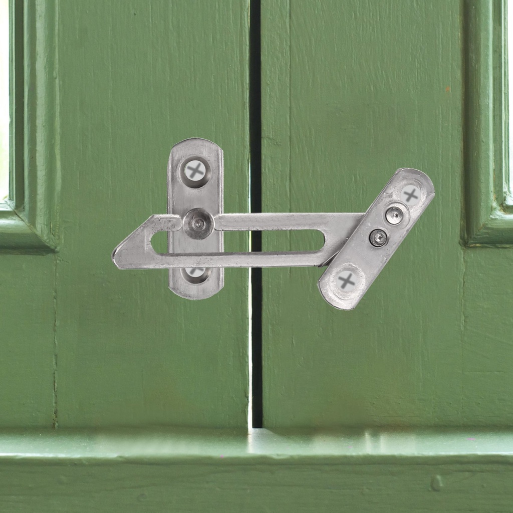 Bộ 4 Móc Khóa Cửa Sổ Bằng Thép Không Gỉ Kèm Ốc Vít Cố Định Cho Upvc Windows