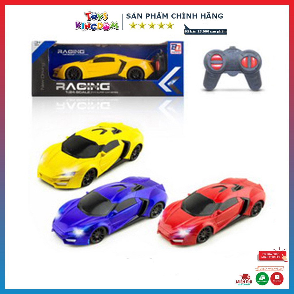 Đồ Chơi Cho Bé, Xe Đồ Chơi Điều Khiển Từ Xa 4 Chiều Thiết Kế Dáng Thể Thao Kích Thước Lớn Có Sạc Pin - Đồ Chơi Trẻ Em