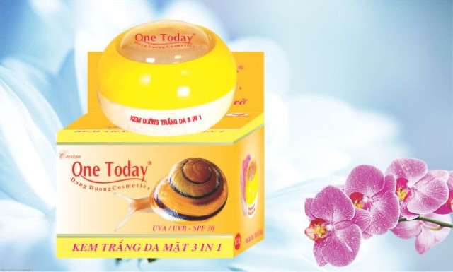 Kem one today trắng da mặt 3in1 5g