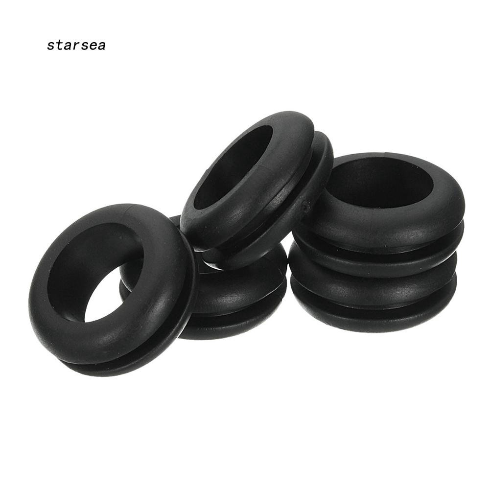 Set 180 vòng đệm cao su cao su bảo vệ dây điện