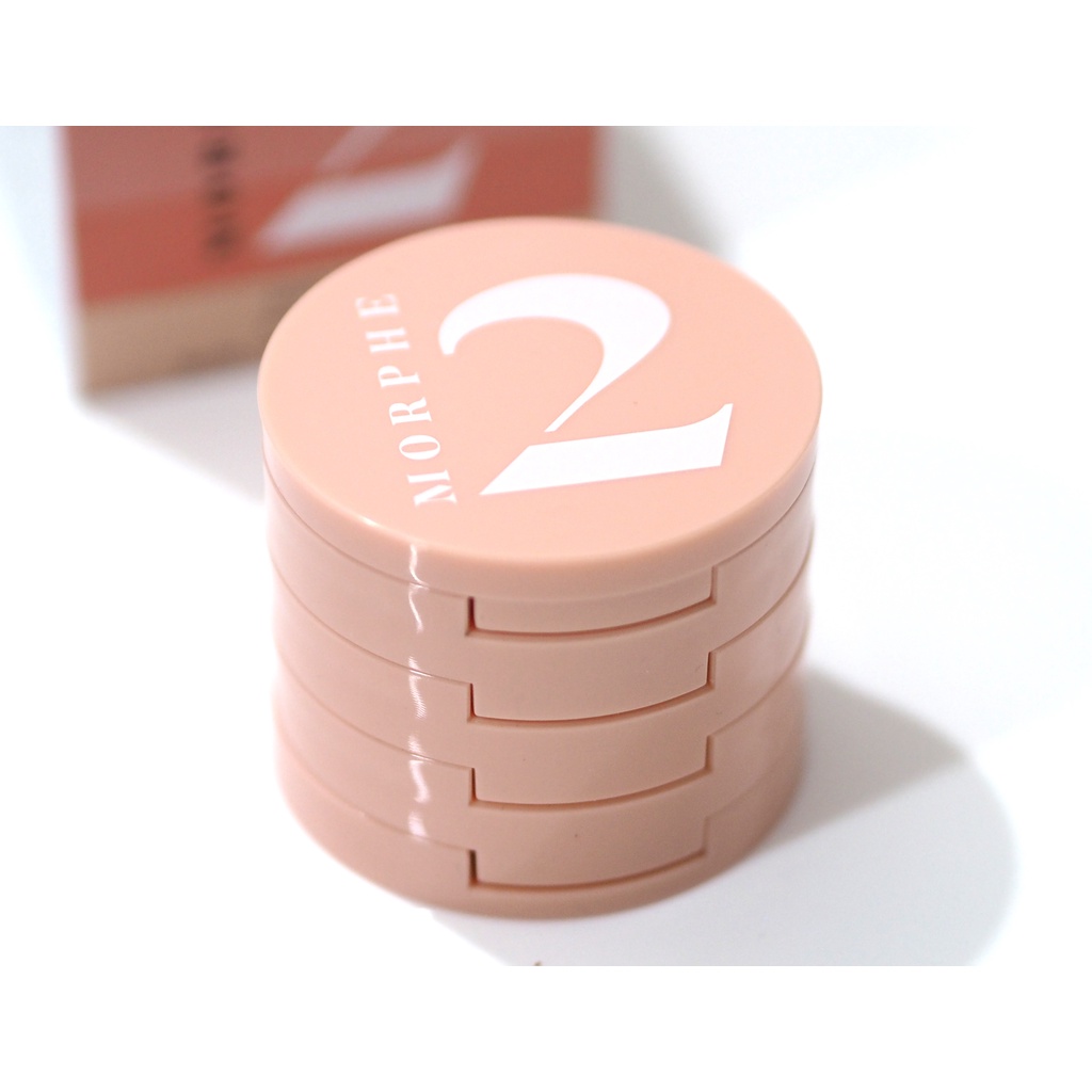 Bảng 4 món makeup Morphe Quad Goals Multi-Palette Bunny Beauty hàng đủ bill