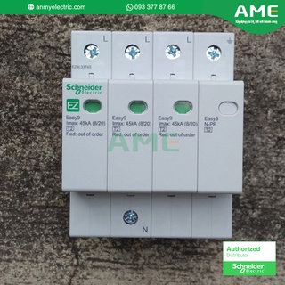 Chống sét lan truyền dòng cắt 45ka loại 3p+n easy9 schneider_ ez9l33745