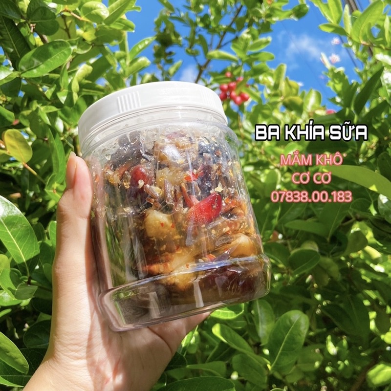 Mắm Ba Khía Sữa Trộn Sẵn Loại 1 Hũ 500g, Ba Khía Muối Đậm Vị Siêu Ngon Đặc Sản Miền Tây, Mắm Cá Cơ Cơ