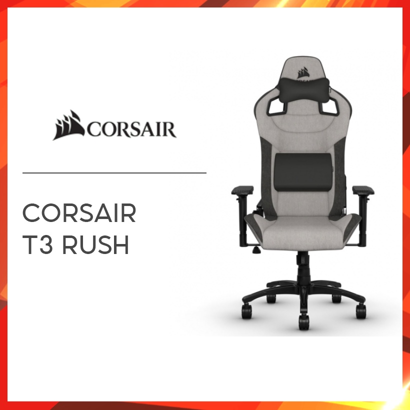 Ghế gaming Corsair T3 RUSH (hàng chính hãng)