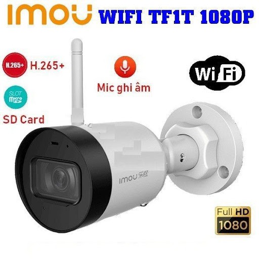 Camera dahua TF1T 2.0 bắt Wifi chính hãng imou chạy độc lập bằng Gdmss