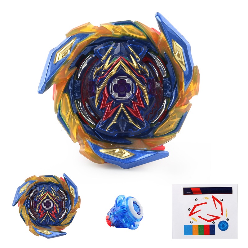 Đồ chơi con quay Beyblade Burst B187, kết hợp 2 tay phóng loại mới MQ B184