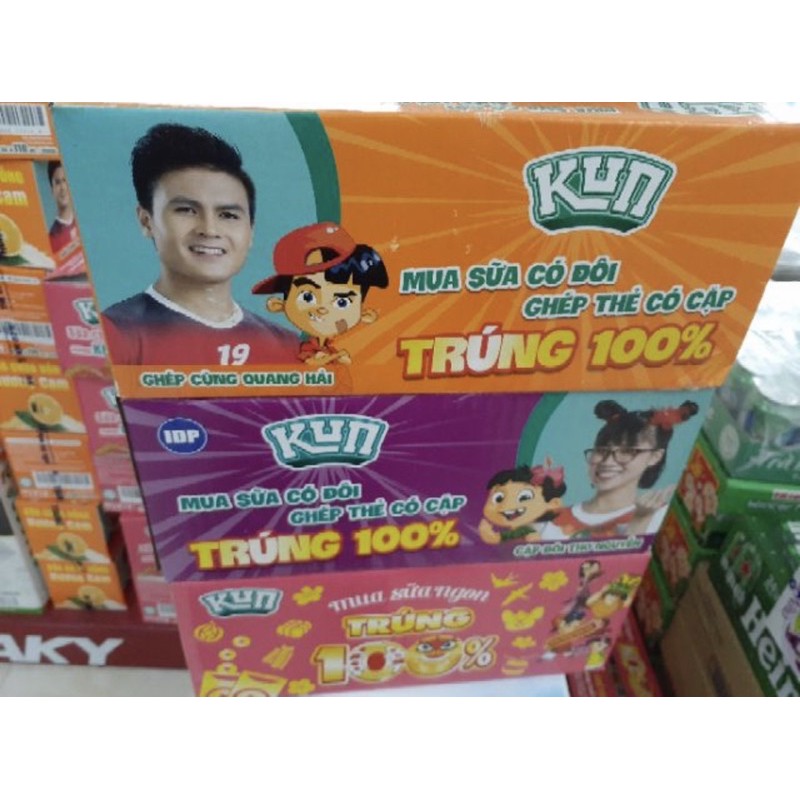 SỮA LIF KUN TÚI 110ml x24 túi sữa kun trái cây túi
