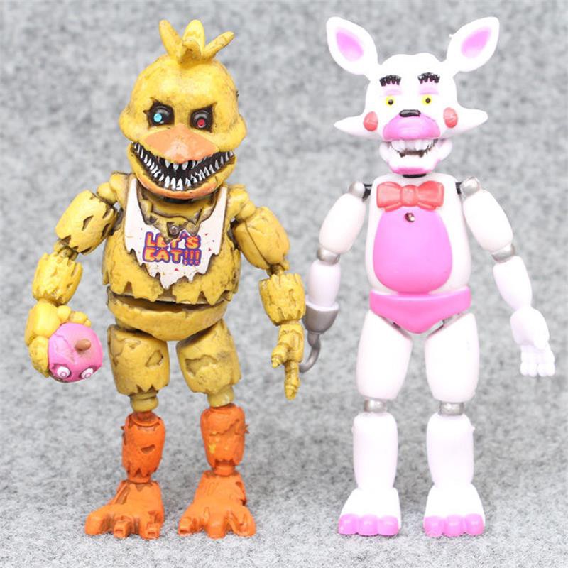6pcs FNAF Five Nights at Freddy's Collection Action Figures Model Kids Toys