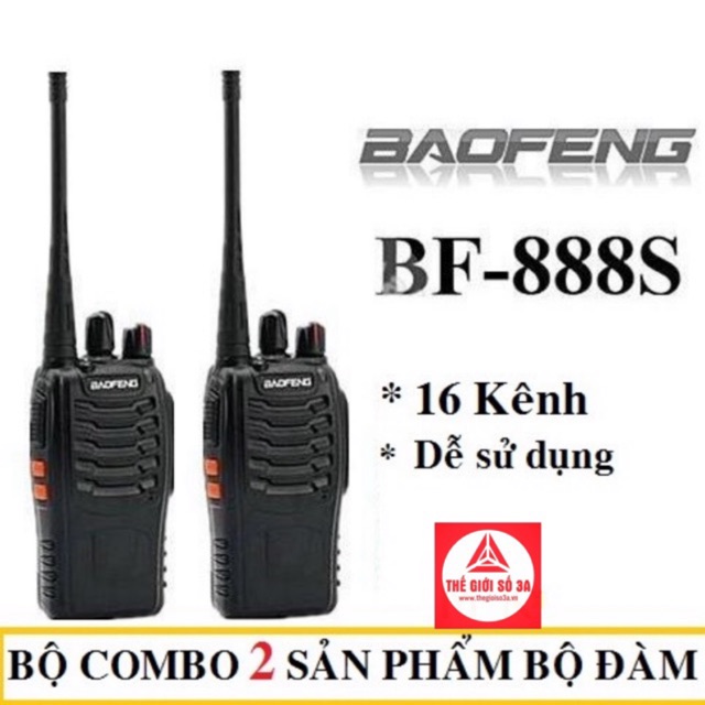 COMBO 2 BỘ ĐÀM CHÍNH HÃNG BAOFENG BF888s CỰC CHẤT