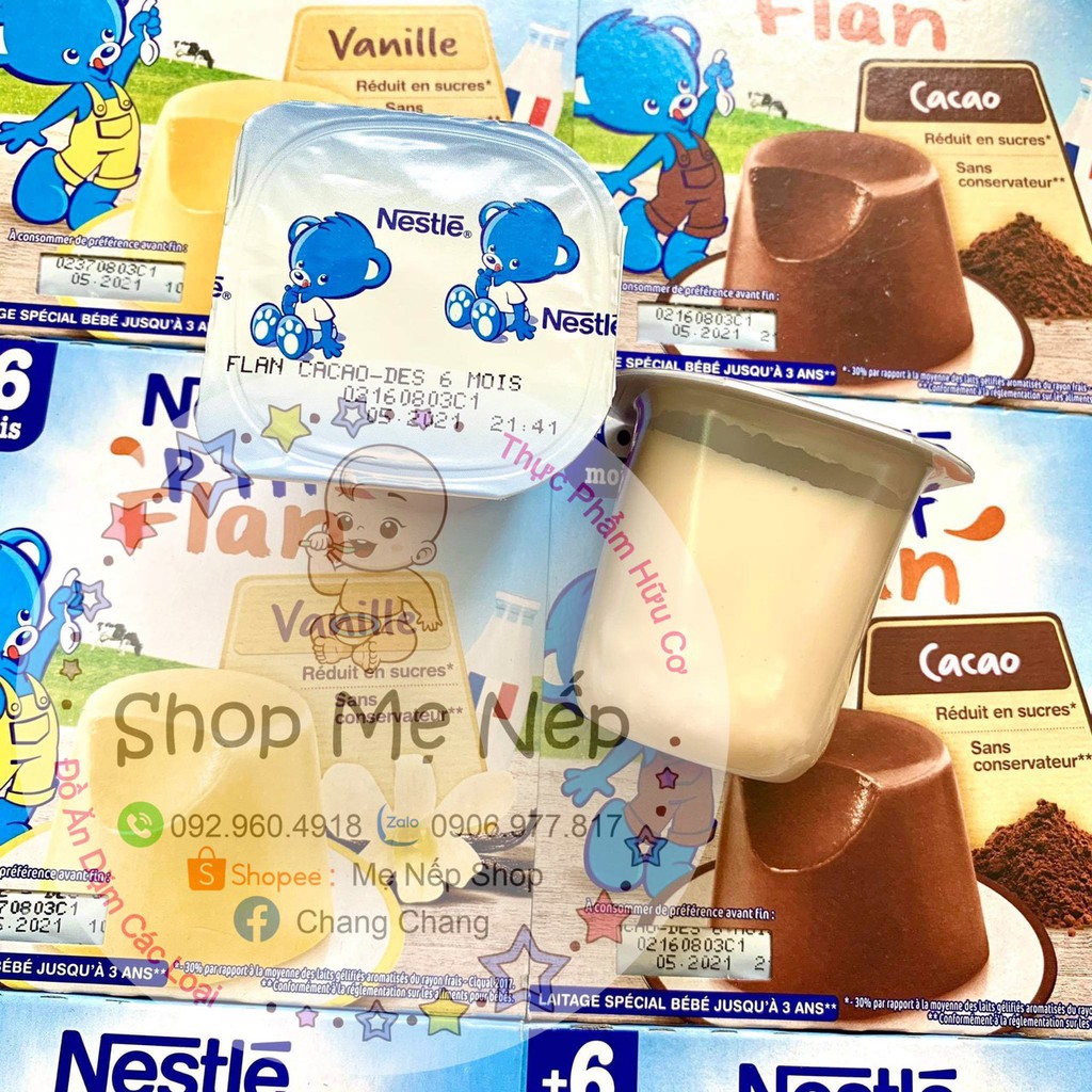 [BÁN LẺ] BÁNH FLAN NESTLE CHO BÉ (DATE MỚI 2021)