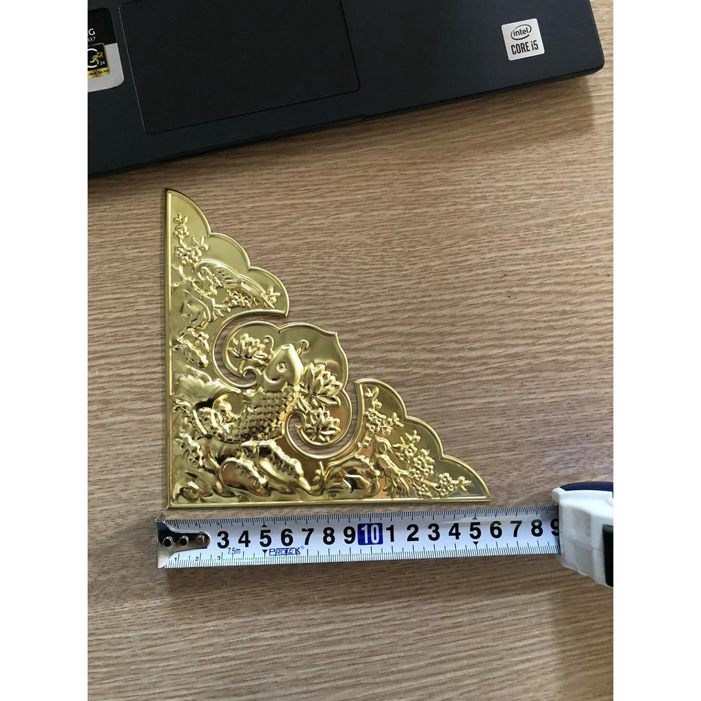 Nẹp cửa nhôm bằng đồng, Góc đồng cá chép cửa nhôm, nẹp làm từ đồng thau nguyên chất, mạ bóng, trang trí cửa siêu đẹp